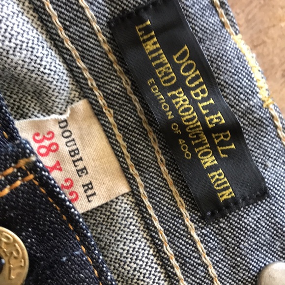 Limited protection straight leg size 38 x 32 double Rl rrl mens - Picture 3 of 12